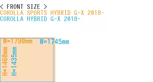 #COROLLA SPORTS HYBRID G-X 2018- + COROLLA HYBRID G-X 2018-